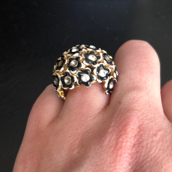 J.Crew Floral Cocktail Ring - Picture 2 of 9